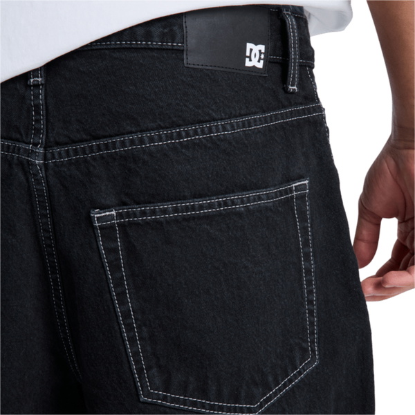 2026 DC Shoes Mens Baggy Denim Jeans EDYDP03435 - Black Tint